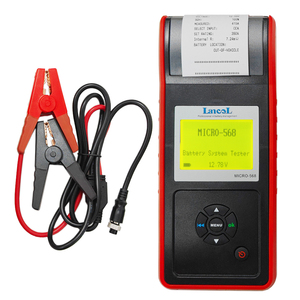 Micro568 nuevo 12V 24V vehículo automotriz probador de carga de batería de coche analizador con impresora térmica incorporada herramientas de diagnóstico - Product Image 1