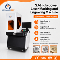 Machine de marquage et de gravure laser haute puissance SJ 2.5D CE FDA, graveur laser à fibre pour métal, acier, bijoux, gravure industrielle