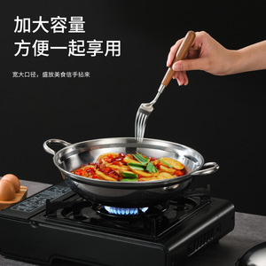 Mini olla eléctrica de acero inoxidable con tapa, funciona con gas, fácil de limpiar, para uso doméstico y comercial - Product Image 4