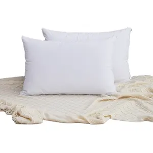 ปลอกหมอนป้องกันข้อผิดพลาดบนเตียงหมอนผ้าไม้ไผ่เทอร์รี่บุผ้านุ่มระบายอากาศได้ดี