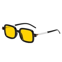Nouvelles lunettes de vision nocturne tendance, monture noire, protection solaire extérieure, verres photochromiques anti-UV, lunettes de soleil à monture changeante de couleur