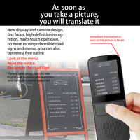 Machine de traduction T10, traducteur AI portable, écran tactile IPS, système hors ligne, langues ukrainienne, polonaise, tchèque, traduction simultanée