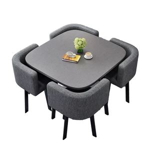 Runwood Modern Rectangle <strong>Wooden</strong> <strong>Table</strong> <strong>Top</strong> 4 Seater Dining <strong>Table</strong> Set <strong>for</strong> Home Furniture Kitchen Restaurant Cafe Luxury Dining - Product Image 1