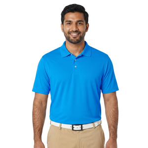 Pull en coton premium pour hommes, idéal pour les polos, nouvelle tendance mode, motif uni, tissu en toile tricoté sur mesure, options grandes tailles - Product Image 1