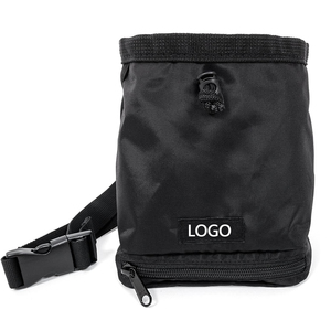 Rock Climbing <b>Chalk</b> Bag for Bouldering, Weightlifting, <b>Gymnastics</b> <b>Chalk</b> Pouch with Waist Belt and Zippered Bottom Pocket - Product Image 4