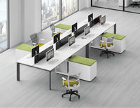 Bureau de direction moderne en bois en forme de L personnalisé, écologique, surface ignifuge, durable, montage facile