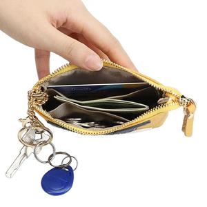AndoBag Cute Coin <b>Purse</b> for Women Genuine Cow Leather Fashion Casual Mini Wallet <b>Small</b> Storage Bag with Keychain 1521 - Product Image 4