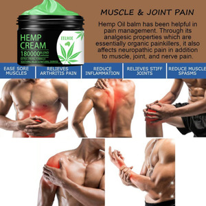 Crème naturelle puissante au <span class=keywords><strong>chanvre</strong></span> pour soulager la douleur, extrait pour les douleurs musculaires, pommade anti-fievre, crème au <span class=keywords><strong>chanvre</strong></span> - Product Image 4