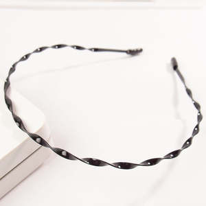 ที่คาด<span class=keywords><strong>ผม</strong></span>โลหะสำหรับ<span class=keywords><strong>ชาย</strong></span>และหญิง,ที่คาด<span class=keywords><strong>ผม</strong></span>แนวสปอร์ตสีดำหยักสำหรับทุกเพศสำหรับผู้<span class=keywords><strong>ชาย</strong></span>ผู้หญิง - Product Image 6