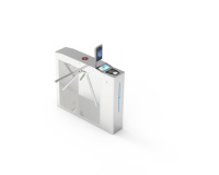 Torniquete Trípode Totalmente Automático, Impermeable, de Acero Inoxidable 304, Puerta de Seguridad de 3 Brazos, Control de Acceso Rápido para Entrada y Salida