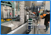 Machine de remplissage automatique de silicone 40-60BPM pour ligne de remplissage et de bouchage de cartouches de mastic-colle 380V