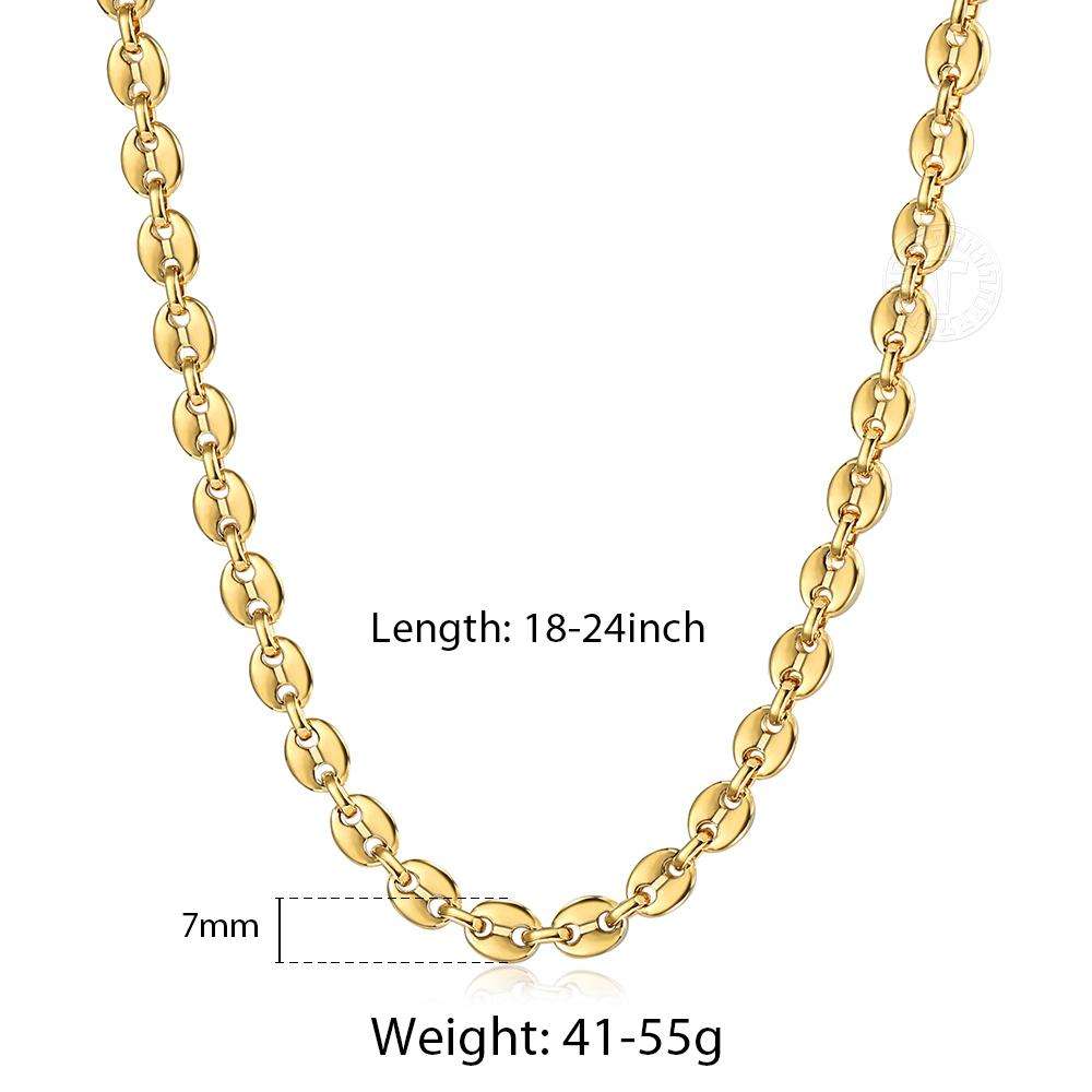 Gold-22inch 7mm
