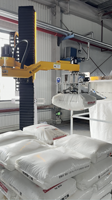 Robot de déballage automatique, machine à basculer les sacs PE de 25 kg, station de remplissage de sacs jumbo, système de transfert de granulés de résine
