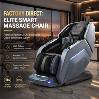 Fauteuil de massage complet L36S à double mécanisme 3D, 12 cm d'étirement, Shiatsu thaïlandais, zéro gravité, avec rail SL, pour la maison, le bureau et le spa