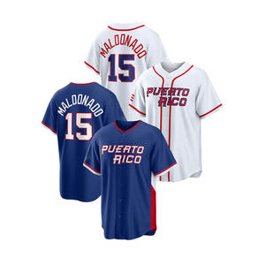 Camiseta Personalizada del Clásico Mundial de Béisbol 2026, Edición Local, Económica, Cosida, para Todos los Jugadores, 15 <span class=keywords><strong>Maldonado</strong></span>, 39 Díaz - Product Image 6