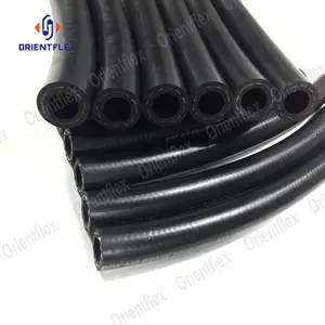 Rubber Smooth EPDM Sae J1402 Black Polyester Fiber Spiral Line High Pressure Durable Power Steering Hose