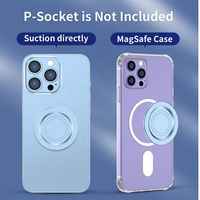 Support magnétique pour téléphone en plaque d'aluminium, aimant N52, base universelle pour smartphone, compatible avec les accessoires magnétiques