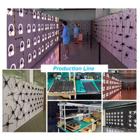 Couvercle de ventilateur LED holographique 3D OEM Ventilateur LED intérieur projeté Affichage hologramme 3d