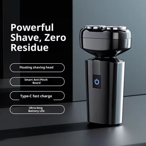 Afeitadora eléctrica portátil de doble cuchilla para hombre, mini rasuradora de aleación, lavable en todo su cuerpo, regalo de viaje para chicos - Product Image 2