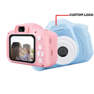 Groothandel Digitale Kinder Camera Mini Hd Cartoon 2.0 Inch Display Oplaadbare Kinderen Speelgoed Kinderen Videocamera 'S Nemen Foto 'S