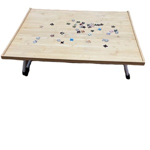 <span class=keywords><strong>Table</strong></span> de <span class=keywords><strong>puzzle</strong></span> en bambou DIY avec couleur personnalisée - Product Image 3