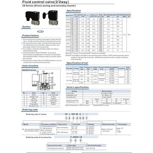 Válvula Solenoide VTGVVVTR DC24V 6.5W de 2/2 Vías, Controlador Neumático para Tuberías de Agua - Product Image 5