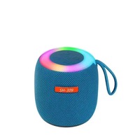 Speaker Stereo HiFi Mini Portabel S309 Ukuran Ringkas dengan Fitur Alarm Nirkabel, Baterai, Bentuk Persegi Mini dari Plastik