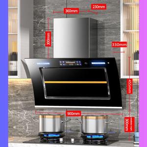 2-4 Tốc Độ Chuyển Đổi Nhà Bếp Phạm Vi 900Mm Mui Xe Siêu Mạnh Mẽ Hút Tự Động Làm Sạch Ống Khói Thông Minh Vắt Mui Xe - Product Image 4