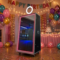 Miroir photo interactif magique en bois de 65 pouces avec écran tactile pour fêtes ou mariages – Offre spéciale