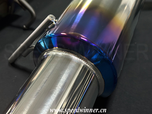 צינורות פליטה בעלי ביצועים גבוהים מערכת פליטה טיטניום CatBack להונדה S2000 AP1 AP2 משתיק קול פליטה יחיד יציאה - Product Image 6