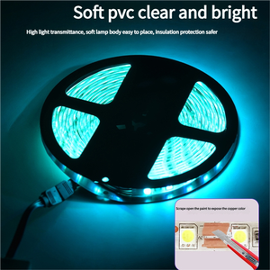 Xd12v5050 Chất lượng cao 60Led/M <span class=keywords><strong>LED</strong></span> dải ánh sáng đa màu 12V mới SMD Sản phẩm bán buôn giá 5050 RGB <span class=keywords><strong>LED</strong></span> Strip ánh sáng ngoài trời - Product Image 4