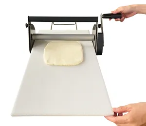 Manual farinha tortilla pizza massa imprensa máquina massa sheeter para uso doméstico