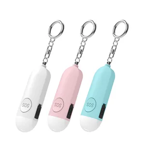 2023 Hot Selling Personal Alarm Anti Theft Alarm System Home For Women And Elderly Portable Alarm Keychain