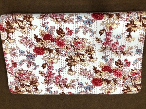 Newly <b>Indian</b> Kantha Bedspread & <b>Quilt</b> Handmade Printed Cotton Washable Soft Eco-Friendly Home Decor Housewarming Gift - Product Image 2