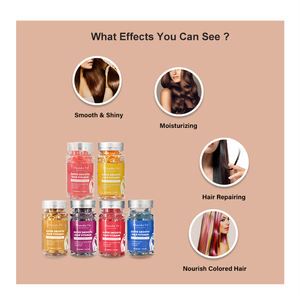 Cápsula de óleo de argan natural, cápsula para tratamento de cabelos, gel macio para cuidados com o cabelo, soro com vitamina para suplemento capilar - Product Image 5