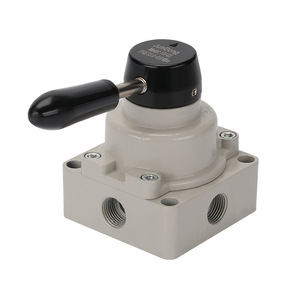 Vanne rotative pneumatique Jungong K34R6 8D L A S, commande manuelle à trois ou quatre voies, interrupteur à commande pneumatique à levier manuel - Product Image 4