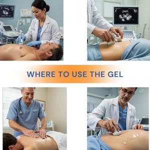 Gel para Electrodos Seguro para Pieles Sensibles, de Larga Duración, No Tóxico, a Base de Agua, Fácil de Eliminar, Ideal para Uso Médico y Electroterapia - Product Image 4