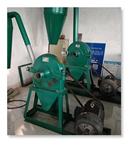 Machine Polyvalente de Hachage et de Broyage pour Fourrage, Hacheuse-Broyeuse de Tiges de Maïs pour Ensilage