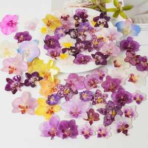 Colgantes de resina con flor de orquídea Phalaenopsis auténtica y orquídea mariposa seca para componentes de joyería DIY y broches - Product Image 2