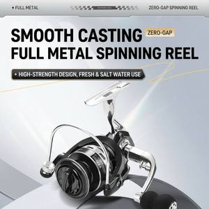 Carrete de Pesca Giratorio para Carpas 5.2:1, Directo de Fábrica, para Uso en Océano, Señuelos Metálicos y Artificiales, 8kg de Arrastre Máximo, Sistema Anti-Reversa, 12+1 Rodamientos de Bolas - Product Image 3