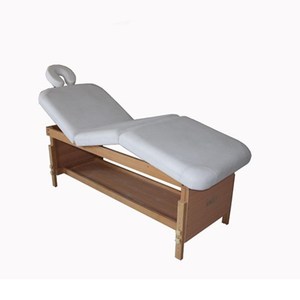 Mesa de masaje tailandesa, suelo de madera, cama de masaje de belleza - Product Image 4