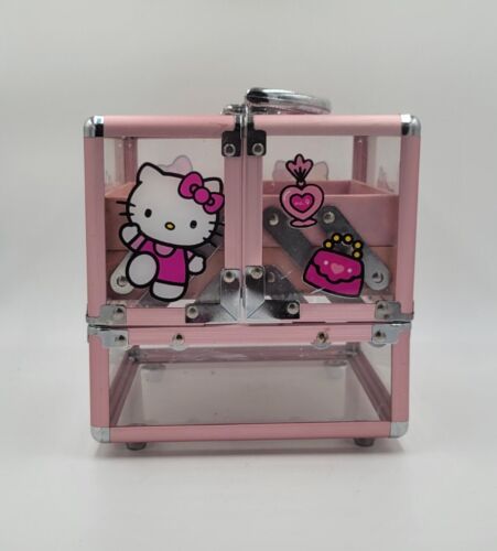 Hello Kitty Acrylic Aluminum Makeup Train Jewelry Storage Box