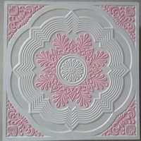 Plafond décoratif intérieur en plâtre artistique coloré, résistant à l'humidité, au design élégant et tendance, nouvelle collection, vente chaude