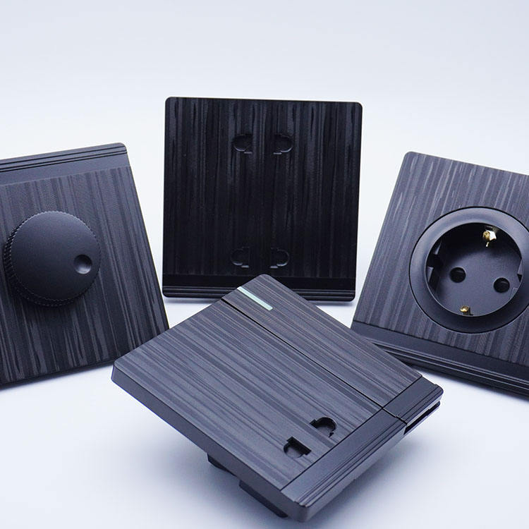 K7 China 1gang 2 Way PC Material Electric Switches and Socketsh Electric Wall Switch for Home