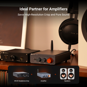 Fosi Audio XR-D5 <span class=keywords><strong>Mini</strong></span> DAC/AMP USB ESS9018K2M, amplificateur domestique, décodeur actif de bureau avec amplificateur pour casque/haut-parleurs - Product Image 4