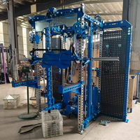 Nouvelle machine fonctionnelle intégrée de pointe avec Lat Pulldown, Low Row, Smith Cable Crosser et double colonne de poids
