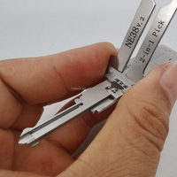 LISHI NE38 2 en 1 Voiture Porte Serrure Pick Décodeur Outil de Déverrouillage