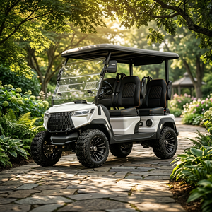 Carrito de Golf de 4 Plazas con Asientos Espaciosos, Conducción Suave, Fuerte Agarre en el Césped, Buggy de Golf Eléctrico para Caminos No Públicos, DOT CE - Product Image 1