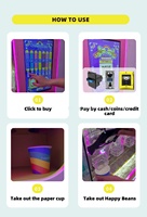 Distributeur automatique de bonbons au chocolat LIFUN avec paiement par pièces, billets et cartes, SDK personnalisé, capacité ajustable, à vendre
