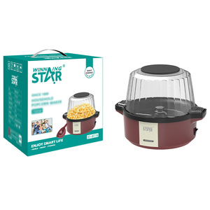 Machine à Popcorn Électrique Automatique Winning Star Mini ST-9716 Marron 220V Norme UK EU pour Usage Domestique - Product Image 1